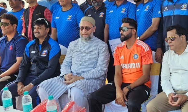 Fast Bowlers Talent Hunt in Hyderabad Barrister Owaisi and Cricketer Mohammad Siraj Participate