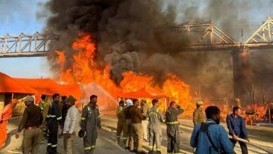 Fire Breaks Out at Mahakumbh Due to Cylinder Explosion Several Cottages Burned