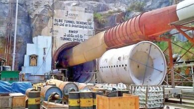 Major Accident in Nagarkurnool Six Workers Feared Trapped After Tunnel Roof Collapse