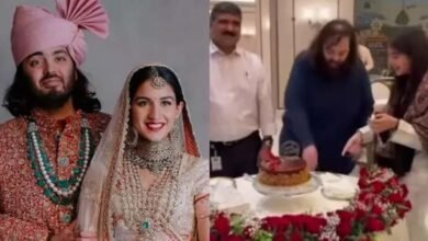 Mukesh Ambanis Son and Daughter in Law Celebrate Employees Birthday Video Goes Viral