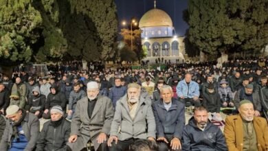 130000 Palestinians Attend Friday Taraweeh Prayer at Al Aqsa Despite Israeli Restrictions