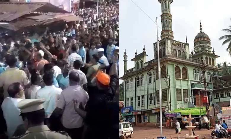 Mob Attacks Mosque in Rajapur During Holi Celebrations Gate Vandalized Police Remain Silent