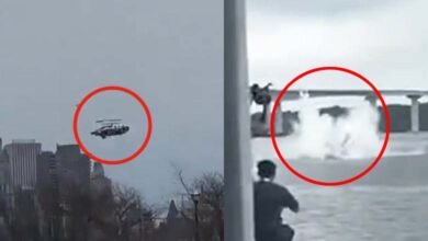 Police Helicopter Crashes into River During Military Drill in Malaysia
