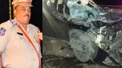 Road Accident in Sangareddy District Filmnagar Sub-Inspector Rajeshwar Dies