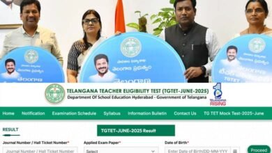TET Results 2025 Telangana TET Results Released Check Your Result Here